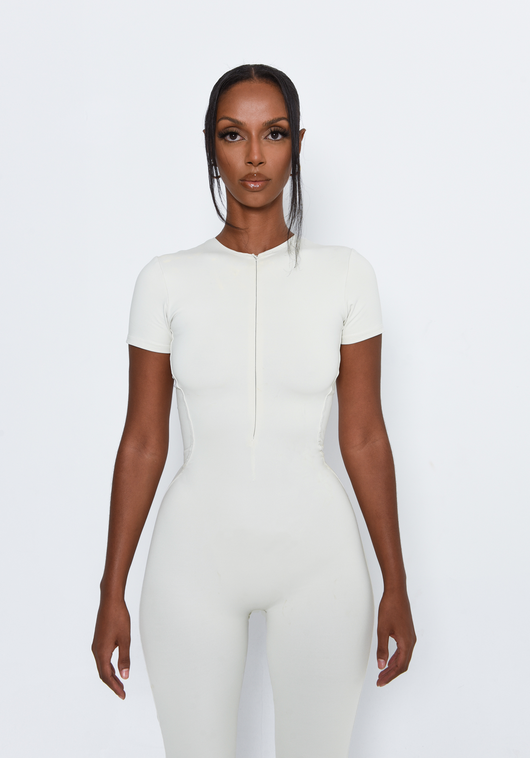 CONTOUR BODYSUIT - Creme – FORM THE LABEL